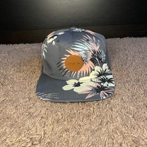RVCA Mens Floral Hat, Adjustable